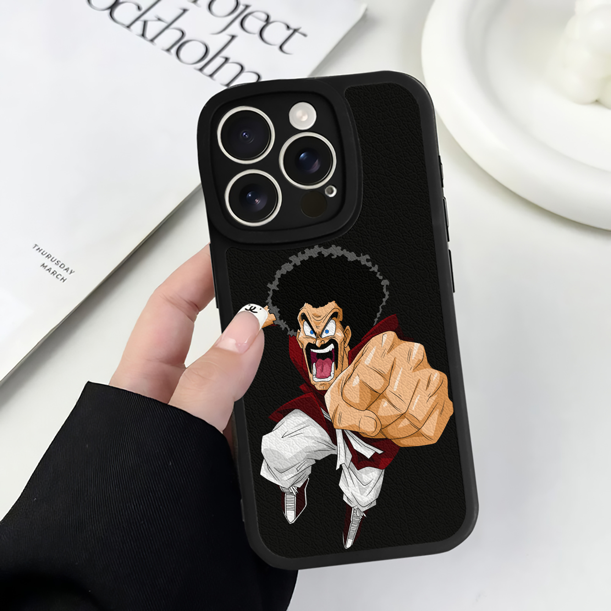 （画像用） ドラゴンボール DRAGON BALL 【iPhone 16シリーズ対応】シリコンスマホケース（レザー調） 材質：シリコン